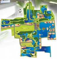 Gassan Lake City Golf Club and Resort - Layout