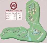 Bali Golf & Country Club - Layout