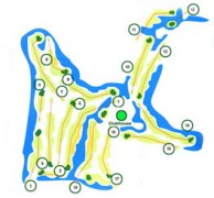 Angkor Lake Resort Golf Club - Layout