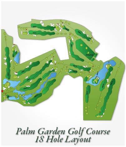 Palm Garden Golf Club Layout